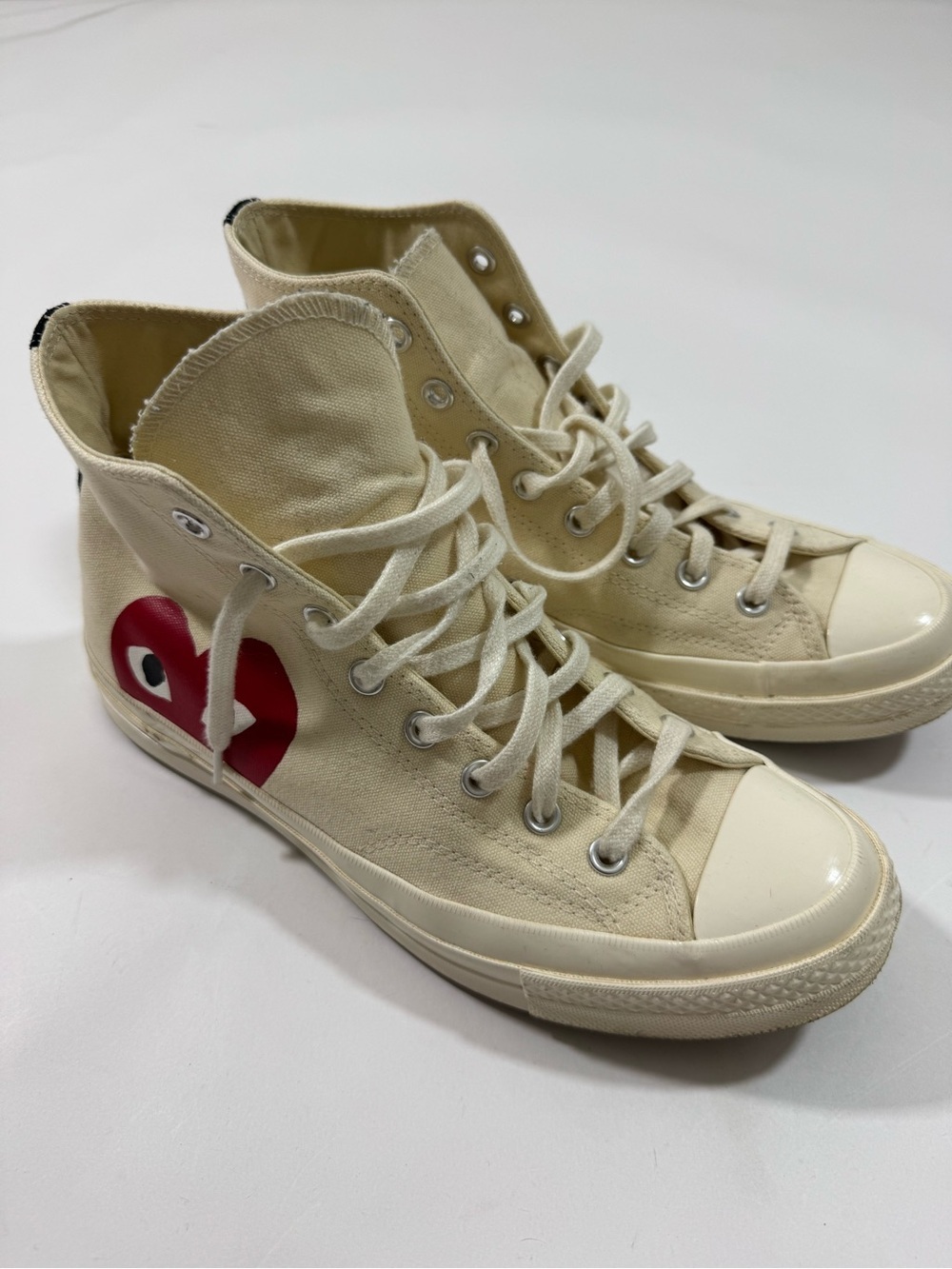 CdG PLAY x Converse Chuck Taylor All Star Peeka Boo High Top Sneakers